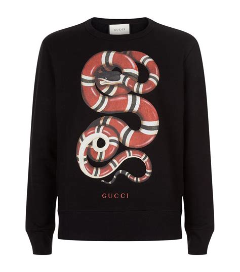 red gucci sweater with snake|Gucci space snake jumper.